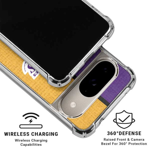 NBA Los Angeles Lakers Canvas Google Pixel 10 Clear Case